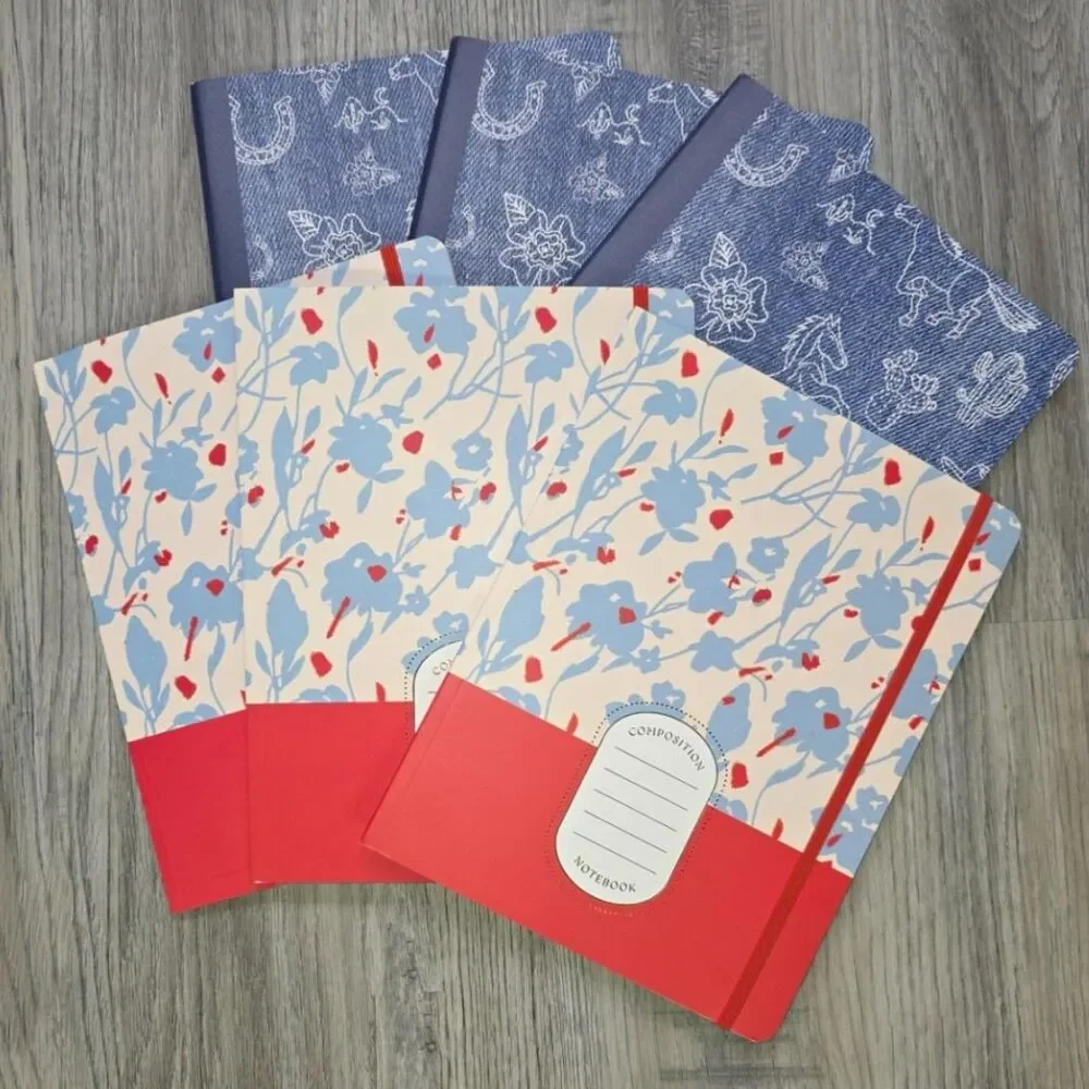 Notebook Nostalgia: The Denim & Ditsy Floral Collection